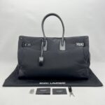 Prada 48H Sac De Jour Duffle Bag Nylon Black SHW