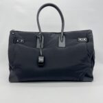 Prada 48H Sac De Jour Duffle Bag Nylon Black SHW