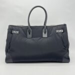 Prada 48H Sac De Jour Duffle Bag Nylon Black SHW
