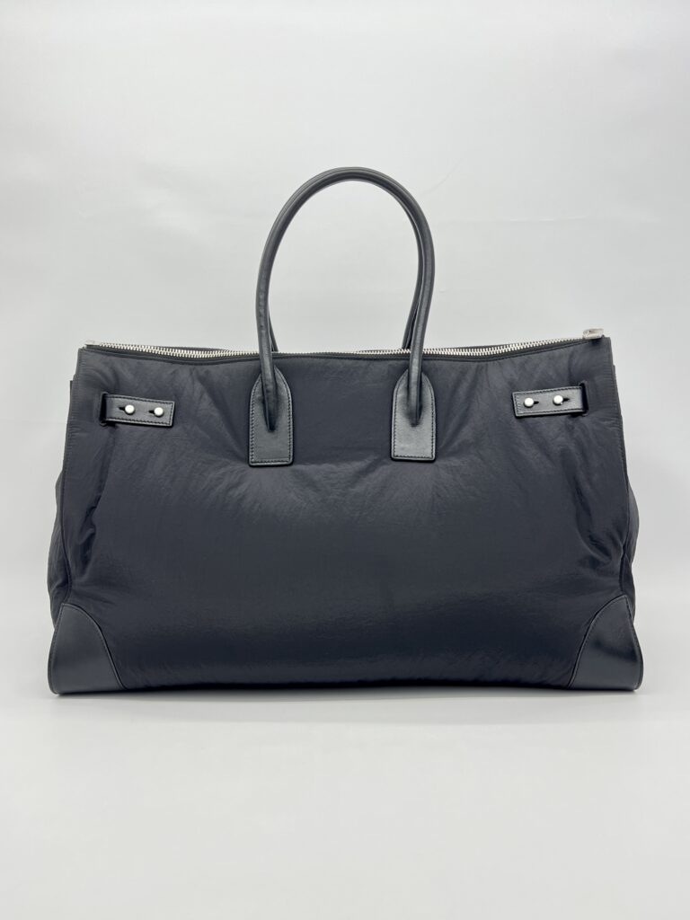 Prada 48H Sac De Jour Duffle Bag Nylon Black SHW