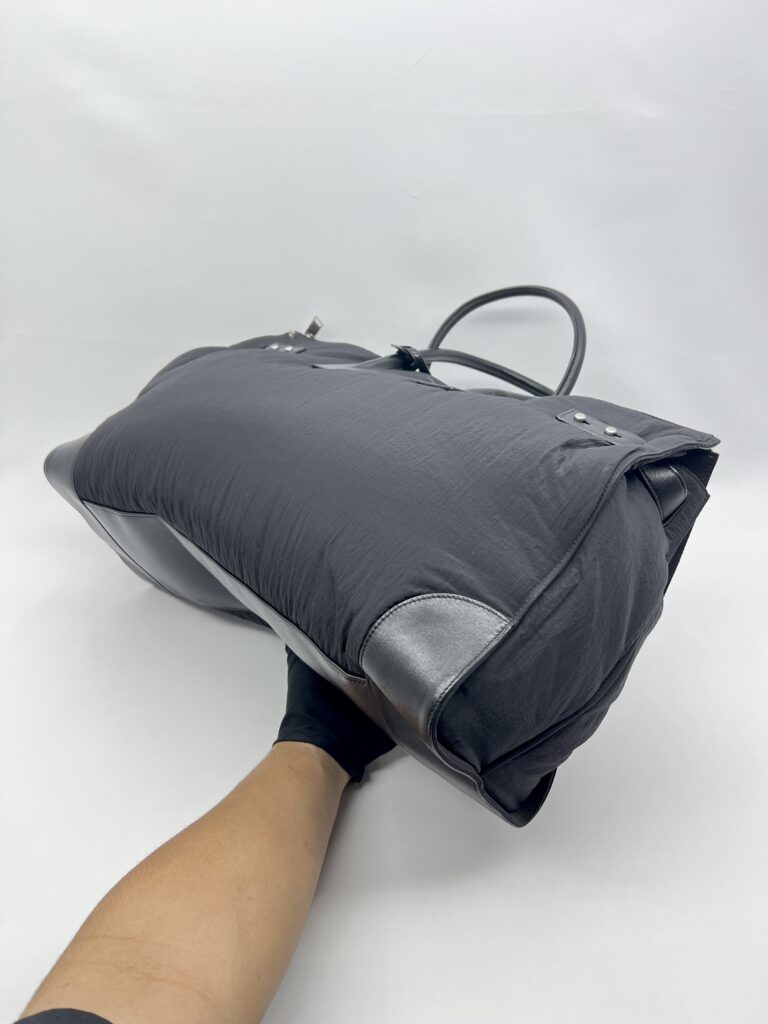 Prada 48H Sac De Jour Duffle Bag Nylon Black SHW