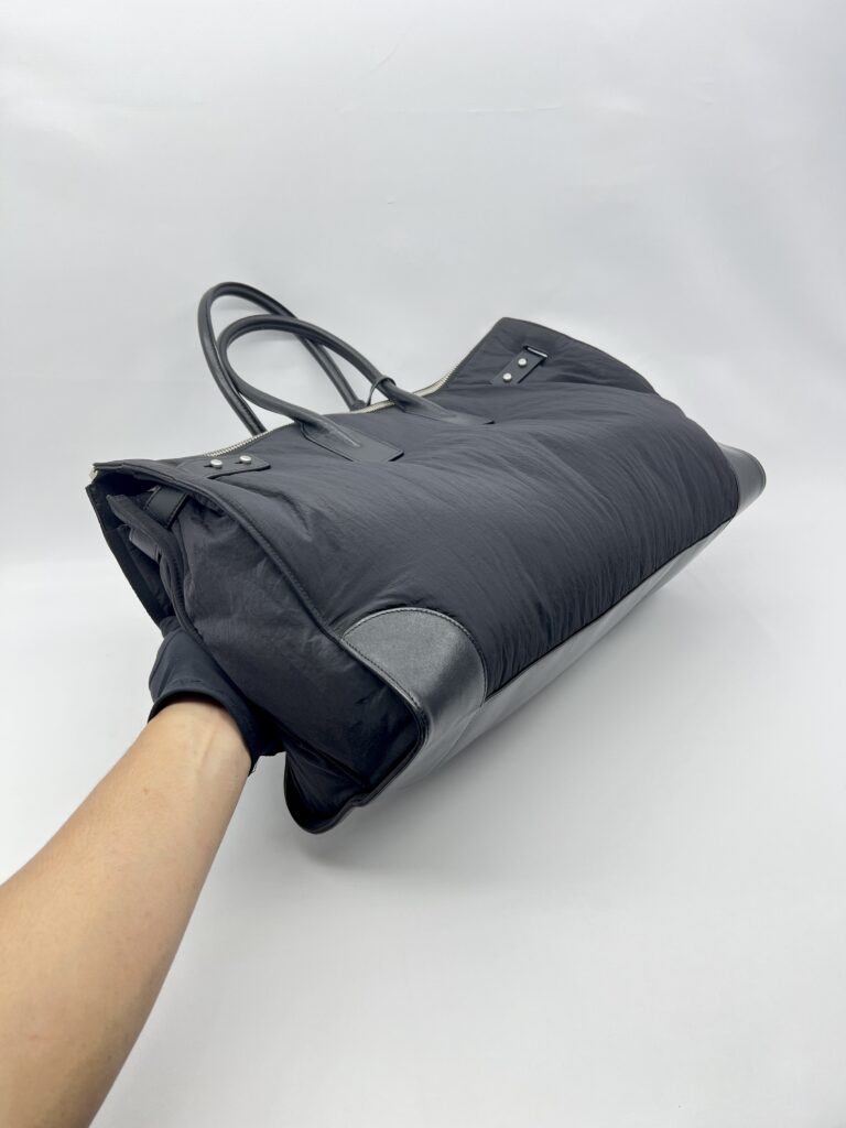 Prada 48H Sac De Jour Duffle Bag Nylon Black SHW