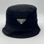 Prada Bucket Hat Nylon Black SHW