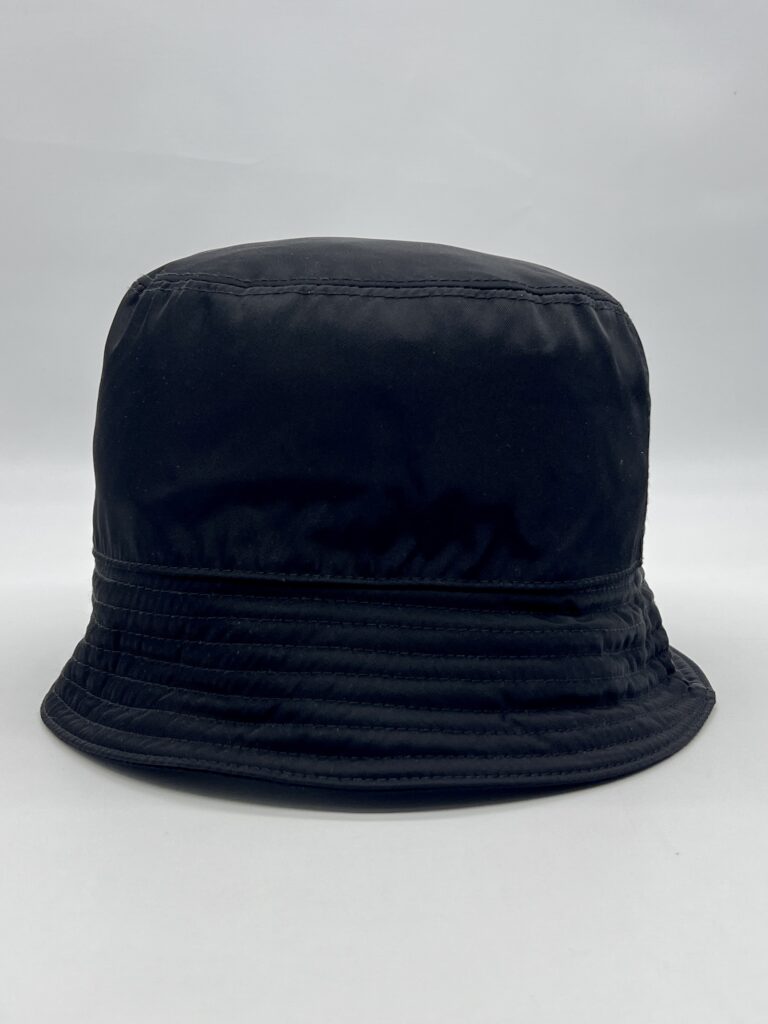 Prada Bucket Hat Nylon Black SHW