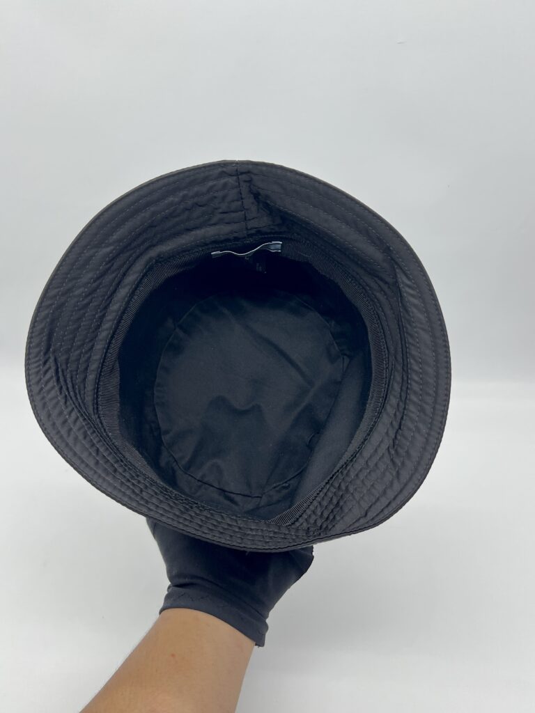 Prada Bucket Hat Nylon Black SHW