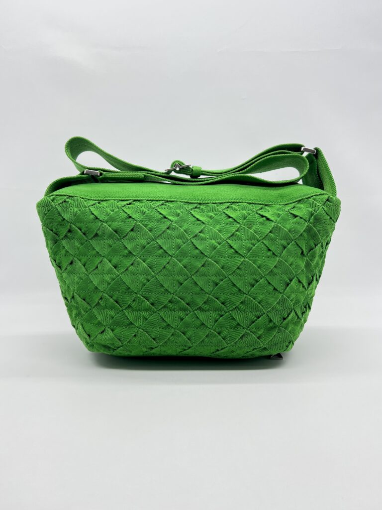 Bottega Veneta Webbing Crossbody Green SHW