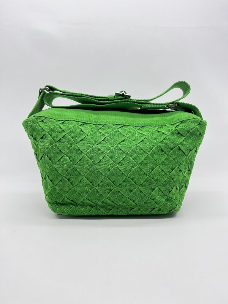 Bottega Veneta Webbing Crossbody Green SHW