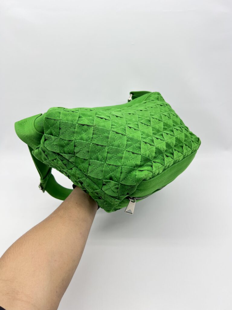 Bottega Veneta Webbing Crossbody Green SHW