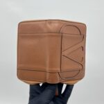 Valentino Vlogo Zip Wallet Brown GHW