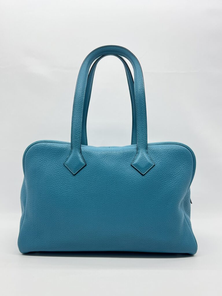Hermes Victoria 35 Clemence Bleu Jean PHW