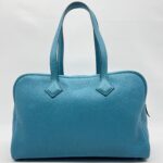 Hermes Victoria 35 Clemence Bleu Jean PHW