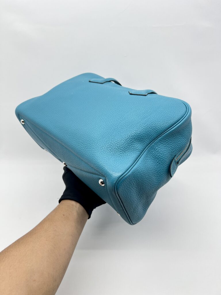 Hermes Victoria 35 Clemence Bleu Jean PHW