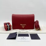 Prada Vitello Daino Rosso GHW