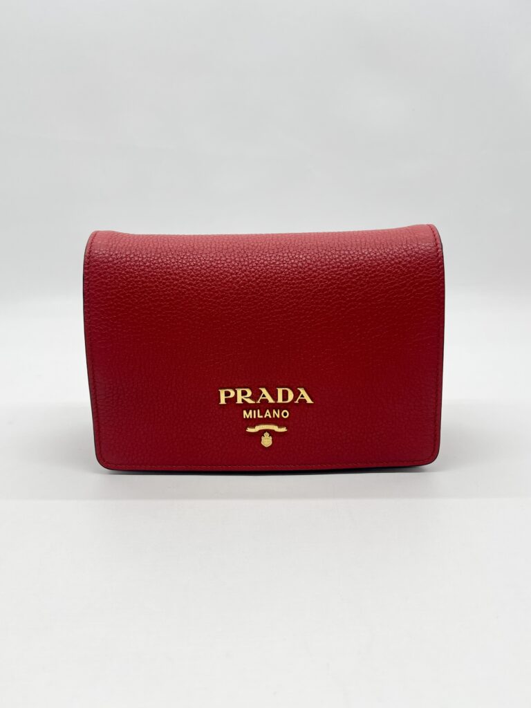 Prada Vitello Daino Rosso GHW