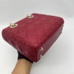 Dior Lady Dior Small Lambskin Red Chery GHW