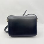 Celine Triomphe Classic Medium Black GHW