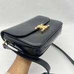 Celine Triomphe Classic Medium Black GHW
