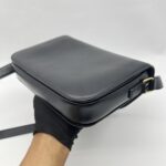 Celine Triomphe Classic Medium Black GHW