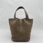 Hermes Picotin 22 Clemence Etoupe GHW