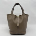 Hermes Picotin 22 Clemence Etoupe GHW