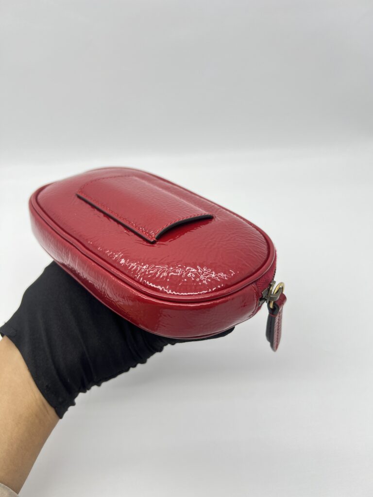 Gucci Belt Bag Crinkled Red Pink