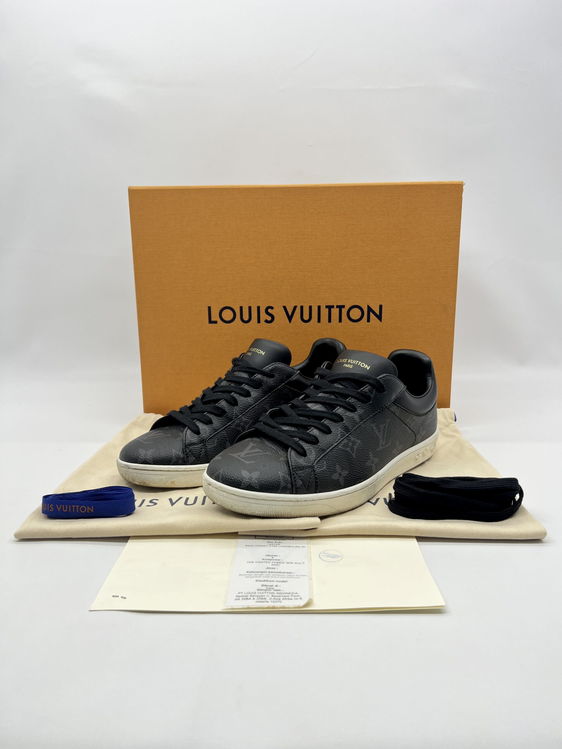 Louis Vuitton Luxembourg Sneakers Monogram Graphite