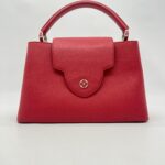 Louis Vuitton Capucines PM Taurillon Red SHW