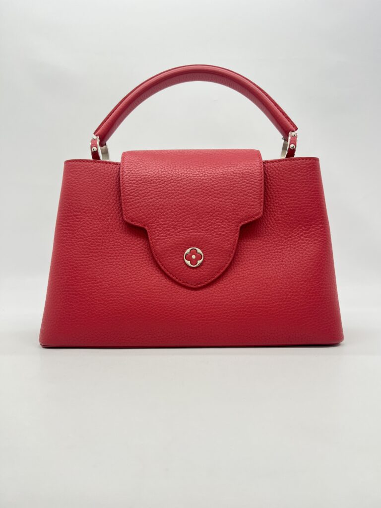 Louis Vuitton Capucines PM Taurillon Red SHW