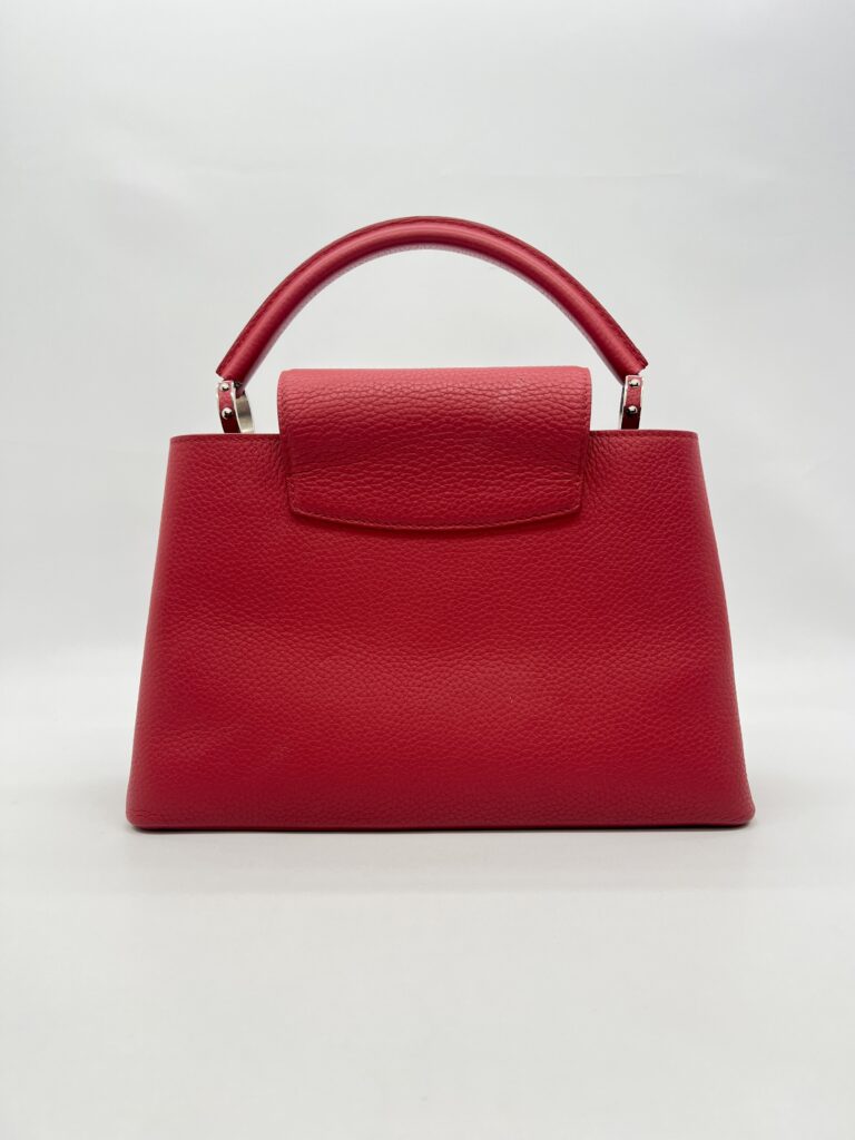 Louis Vuitton Capucines PM Taurillon Red SHW