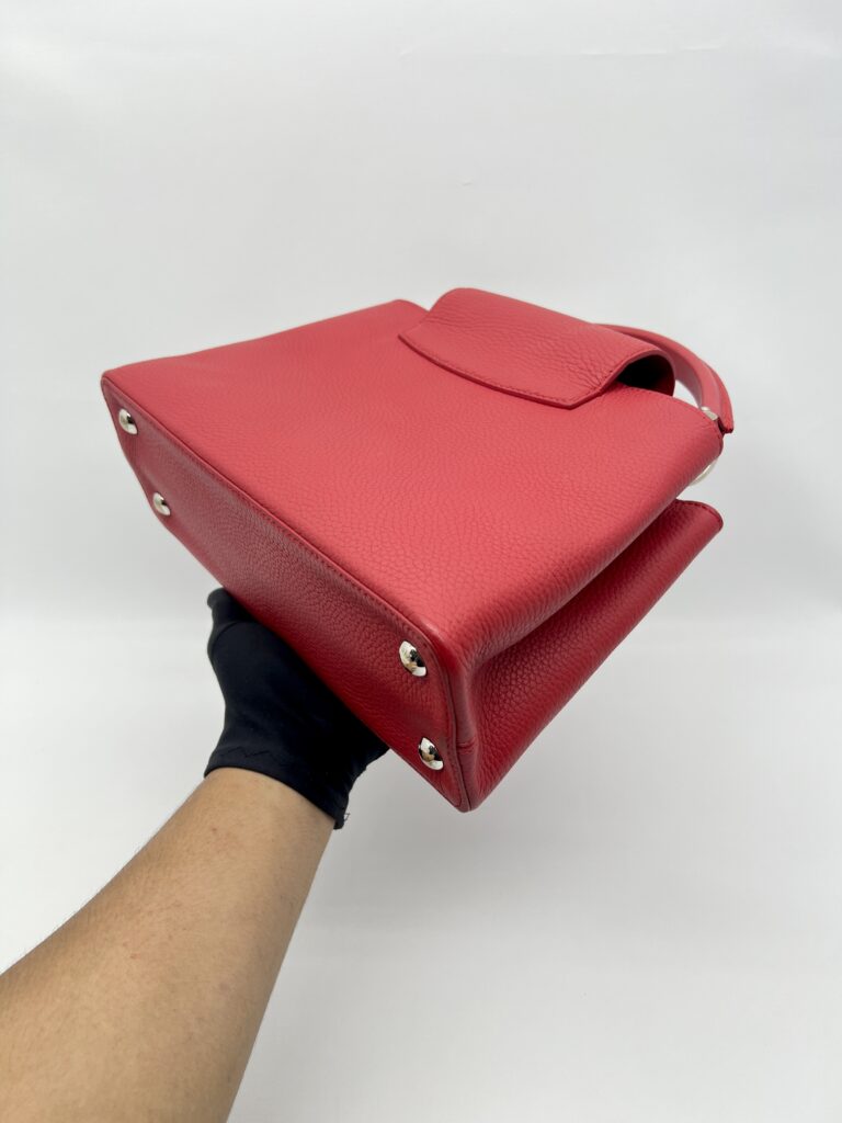 Louis Vuitton Capucines PM Taurillon Red SHW