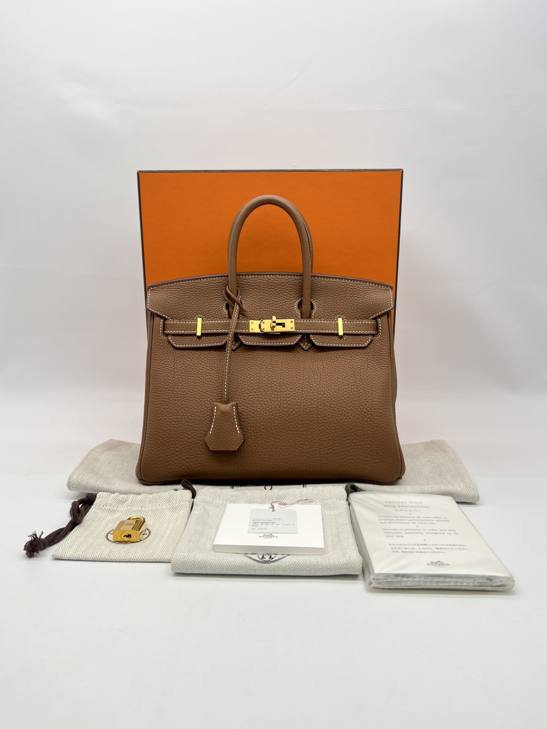 Hermes Birkin 25 Togo Gold GHW