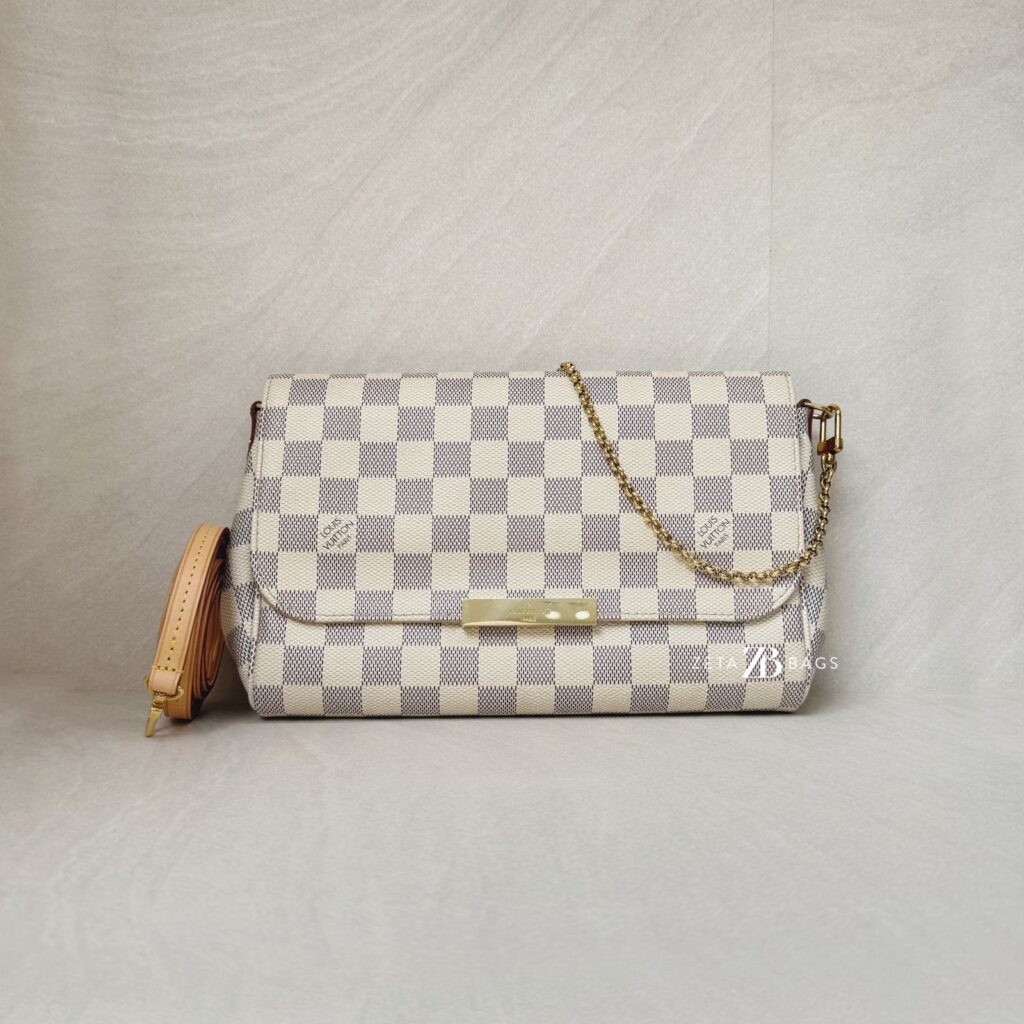 Louis Vuitton Favorite Damier Azur GHW