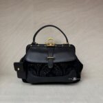 Gucci Lady Stirrup Bag Black GHW
