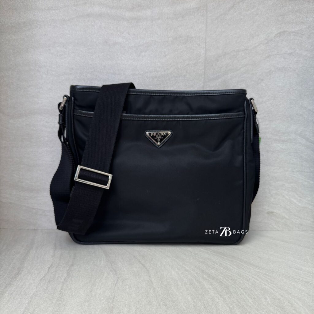 Prada Crossbody Bag Tessuto Nylon Black SHW