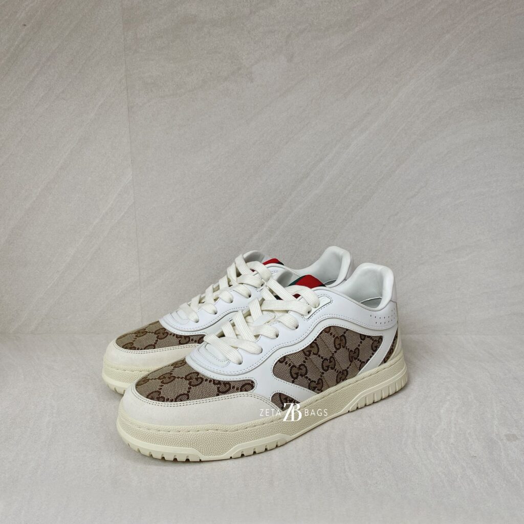 Gucci Re Web Sneaker GG Canvas Beige
