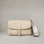 Louis Vuitton Diane PM Monogram Empreinte Creme GHW