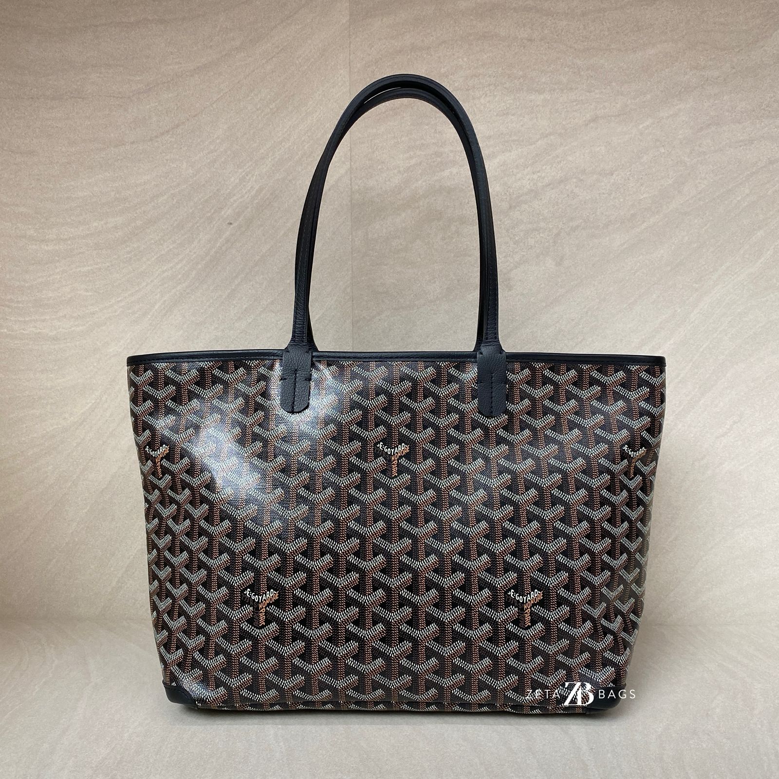 Goyard Artois PM Goyardine Noir SHW