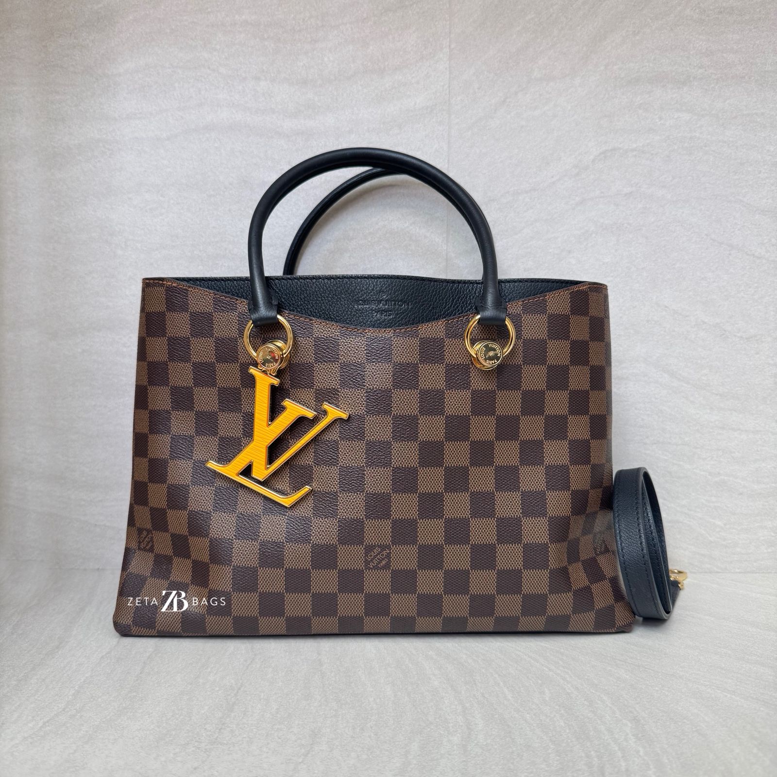 Louis Vuitton Riverside Damier Ebene Noir GHW