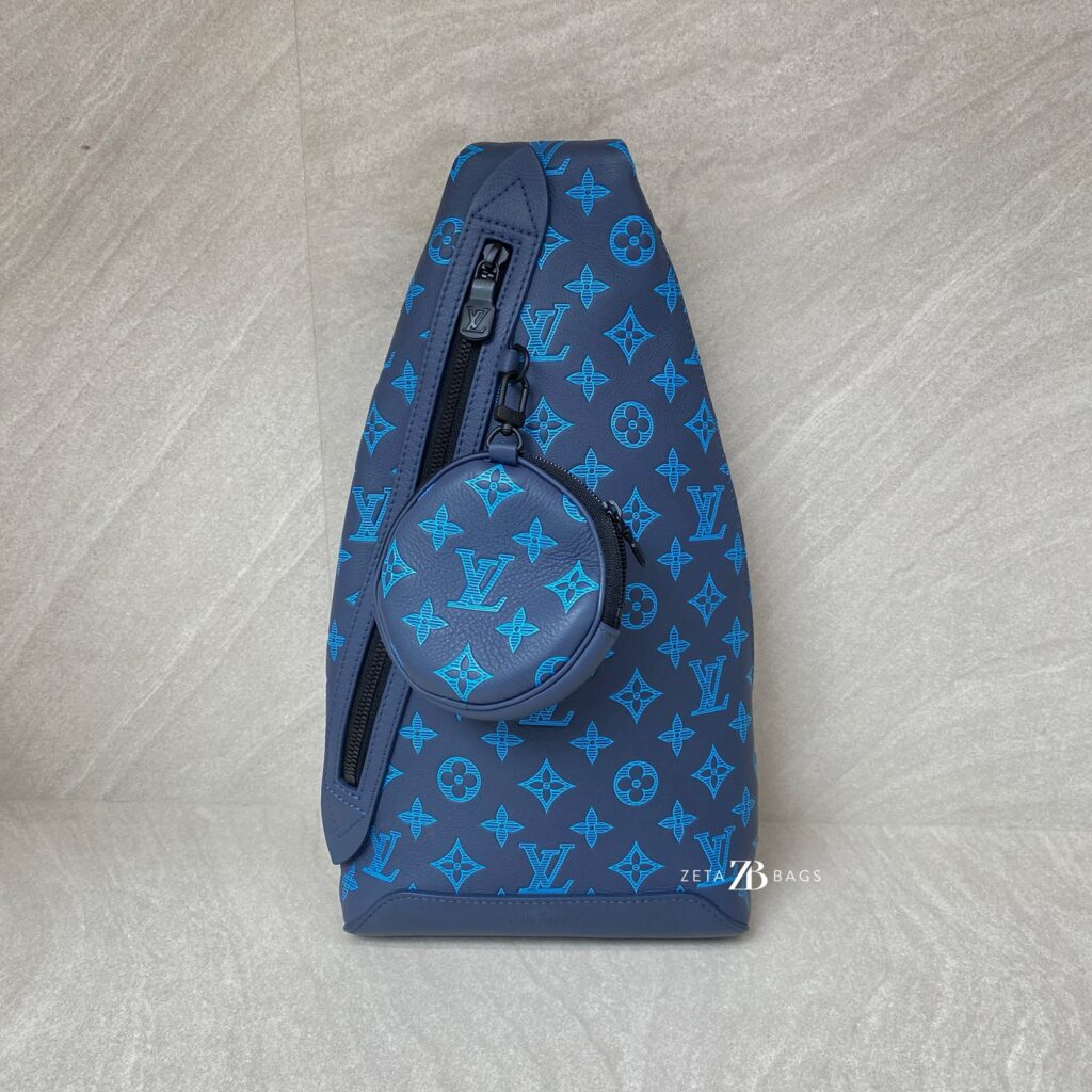 Louis Vuitton Duo Slingbag Monogram Shadow River Blue