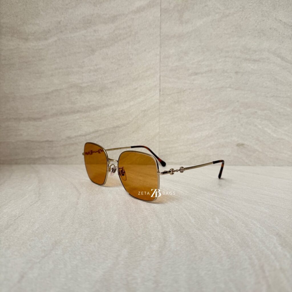 Gucci GG0883OA Sunglasses Square Glasses Gold Tortoise