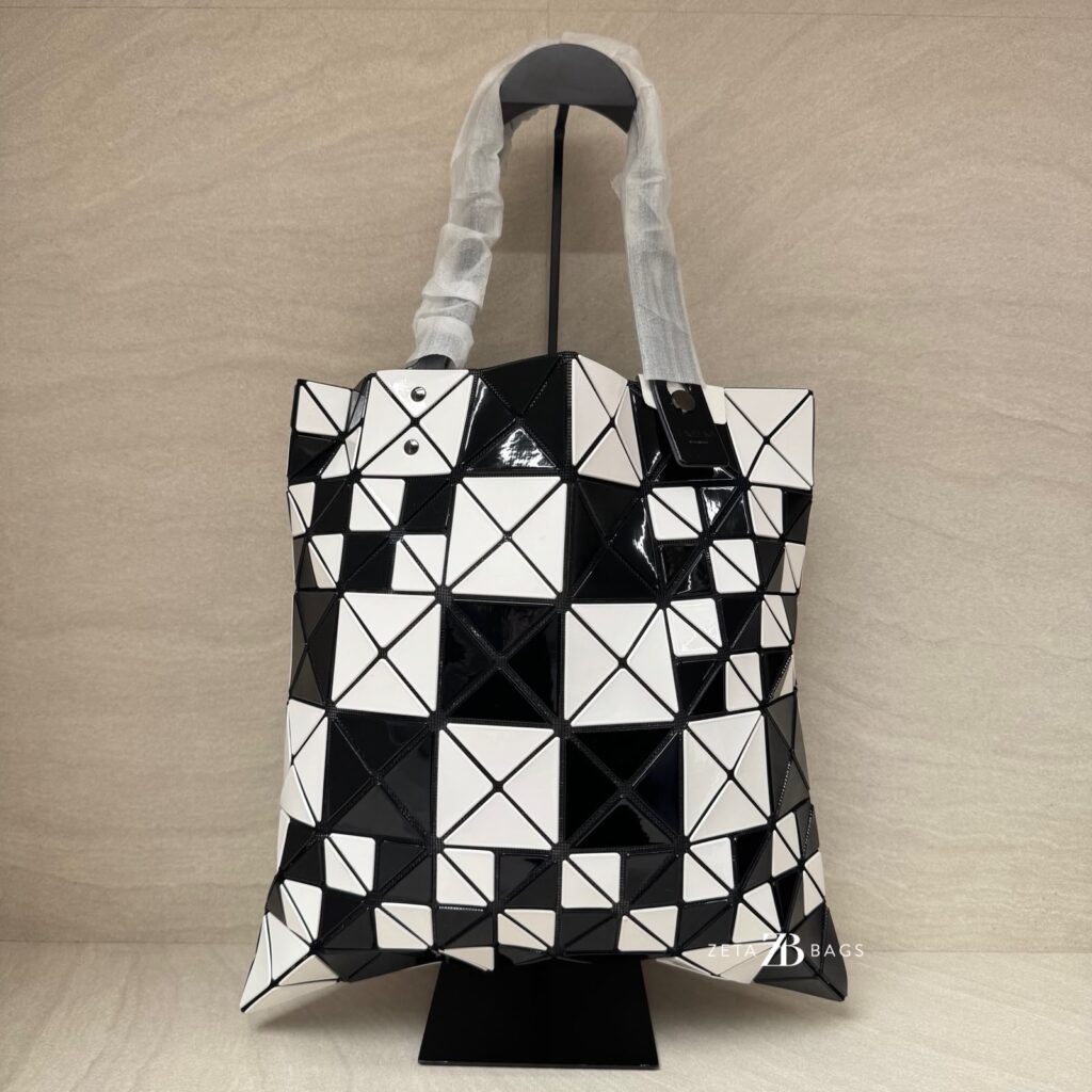 Bao Bao Prism Tote Bag Black white