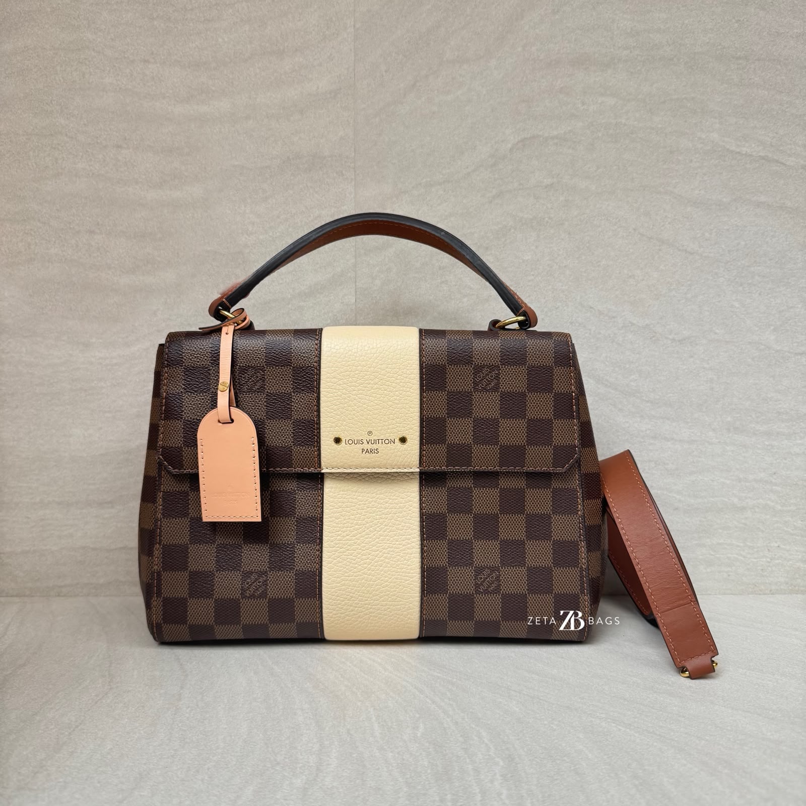 Louis Vuitton Bond Street Damier Ebene Creme GHW