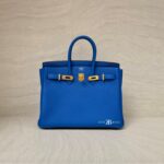 Hermes Birkin 25 Togo Bleu Zellige Gold Hardware
