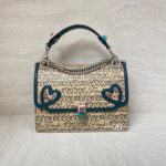 Fendi Ken I Heart Bag Beige Green