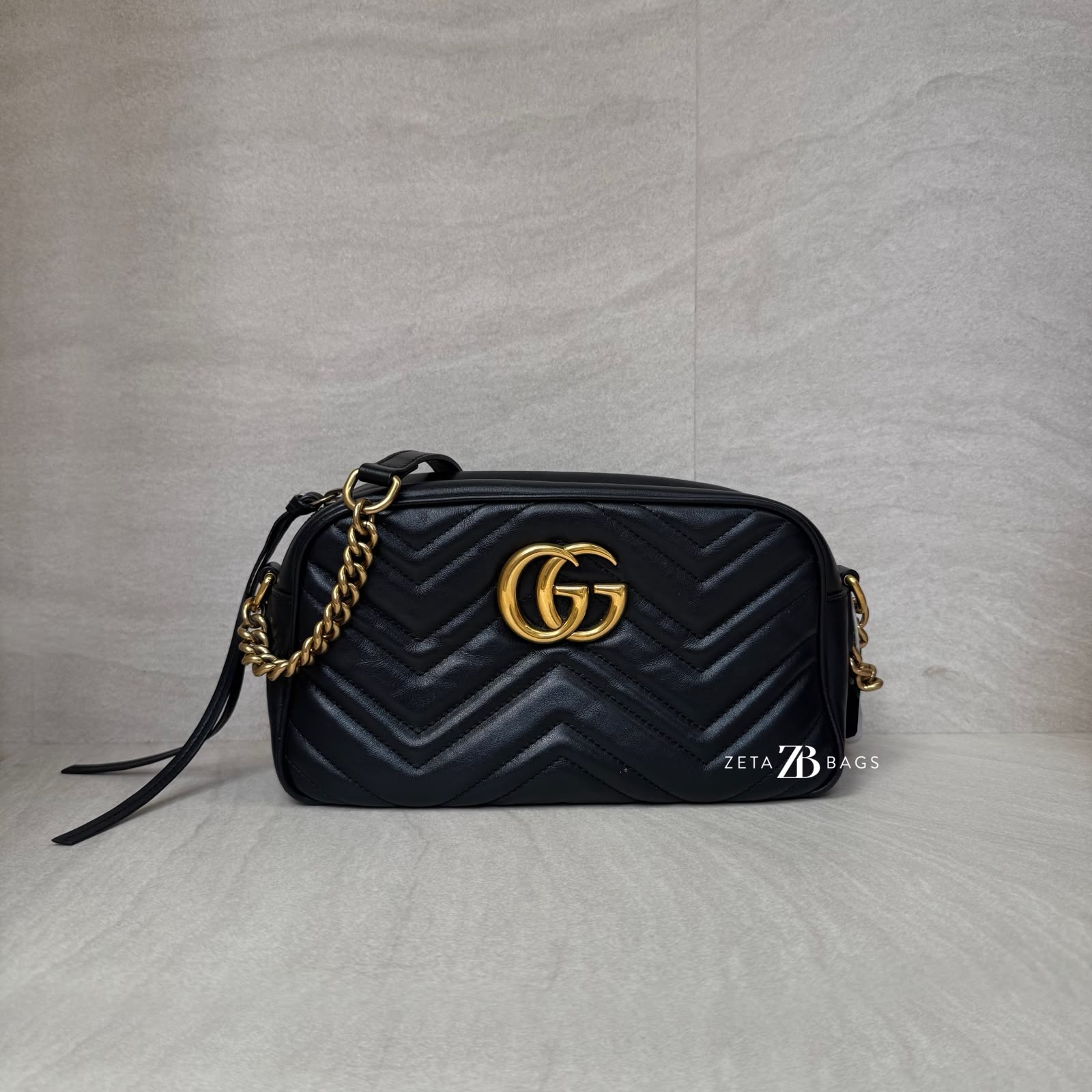 Gucci Marmont Camera Small Black GHW