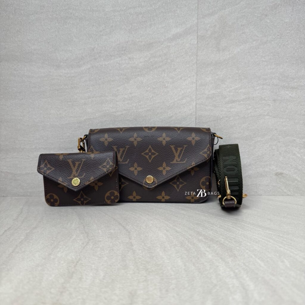Louis Vuitton Felicie Strap Go Monogram GHW