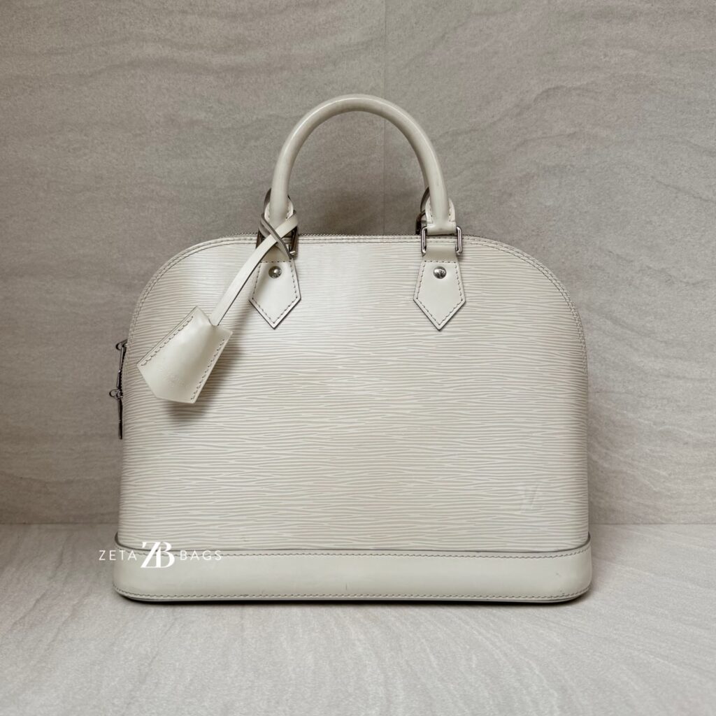 Louis Vuitton Alma PM Epi White SHW