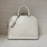 Louis Vuitton Alma PM Epi White SHW