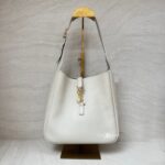 Saint Laurent Hobo LE 5 A 7 Supple Small Ivory GHW