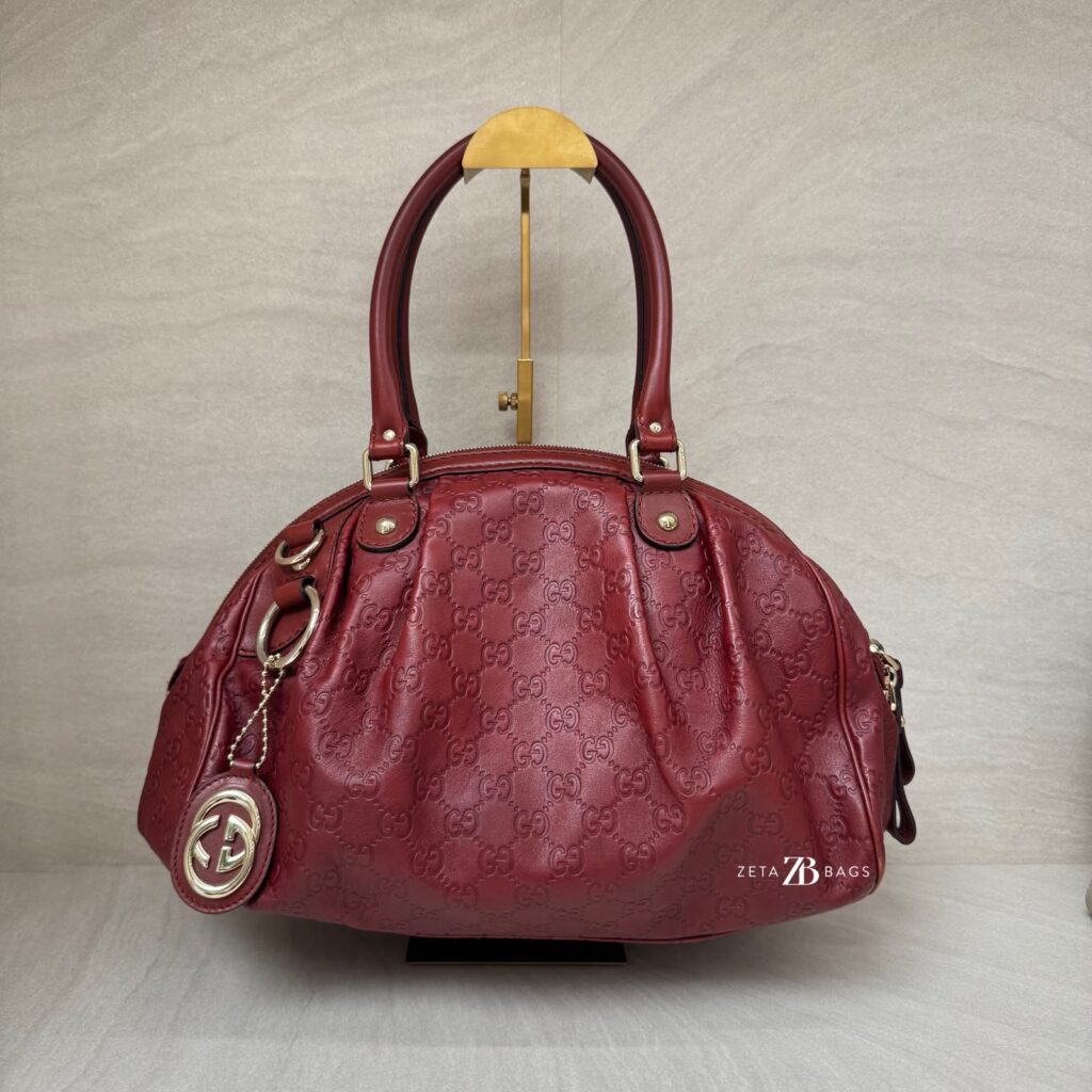 Gucci Sukey GG Canvas Red GHW